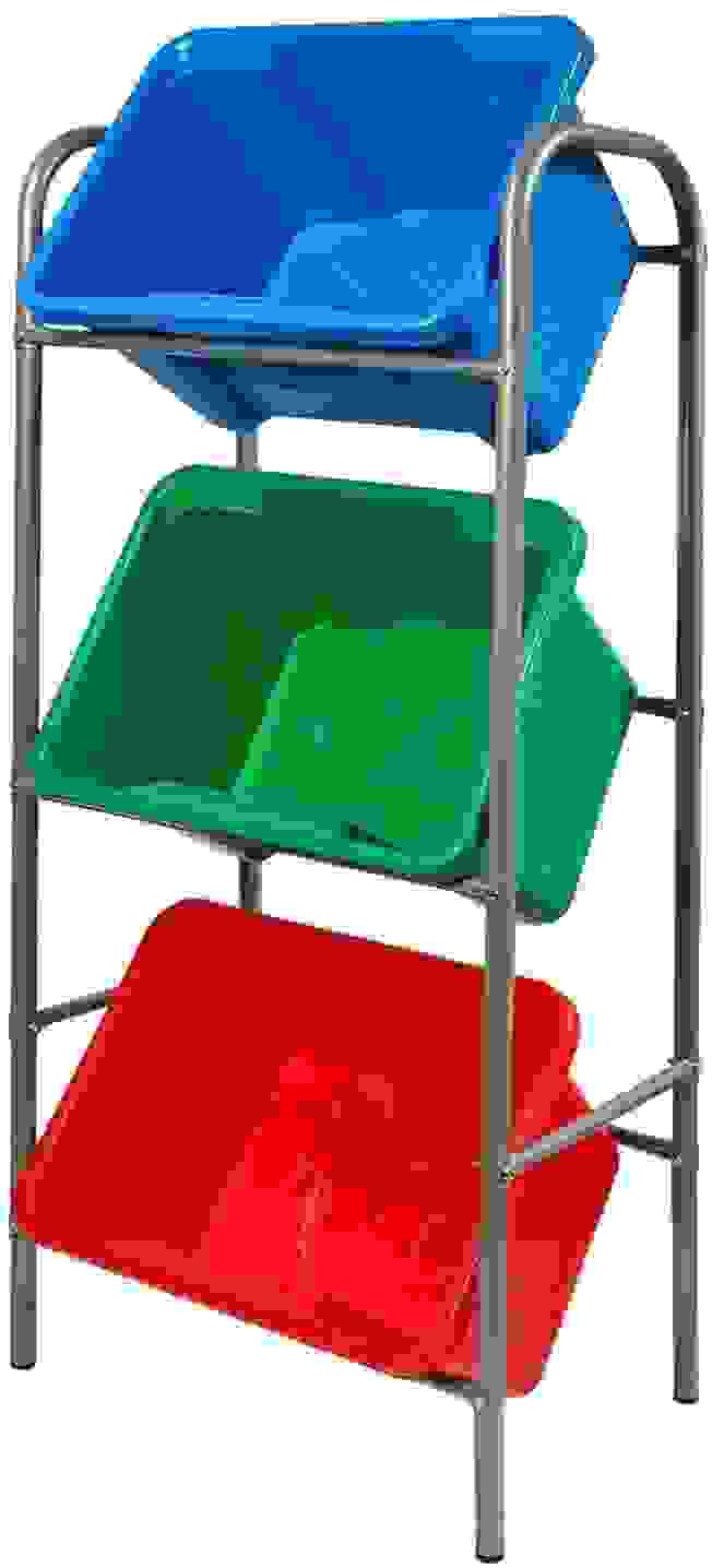 Werkzeug Kisten Lagerregal - 50x33x116 cm - Max 17KG pro Kistenfach