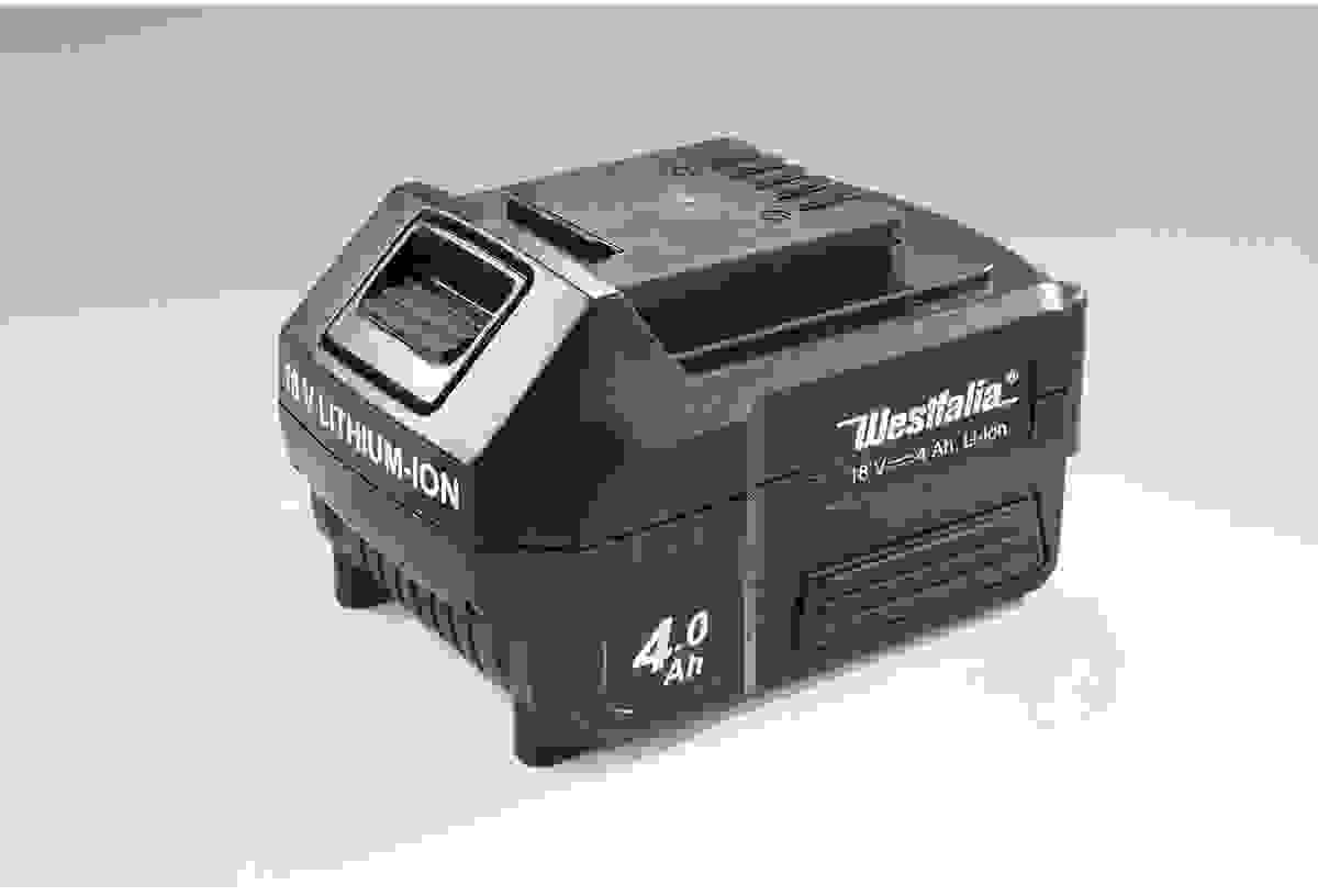 Westfalia Li-Ion-Akku, 18 Volt, 4,0 Ah