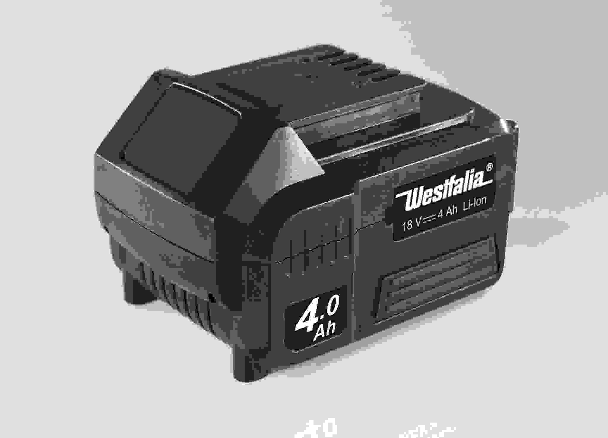 Westfalia Li-Ion-Akku, 18 Volt, 4,0 Ah