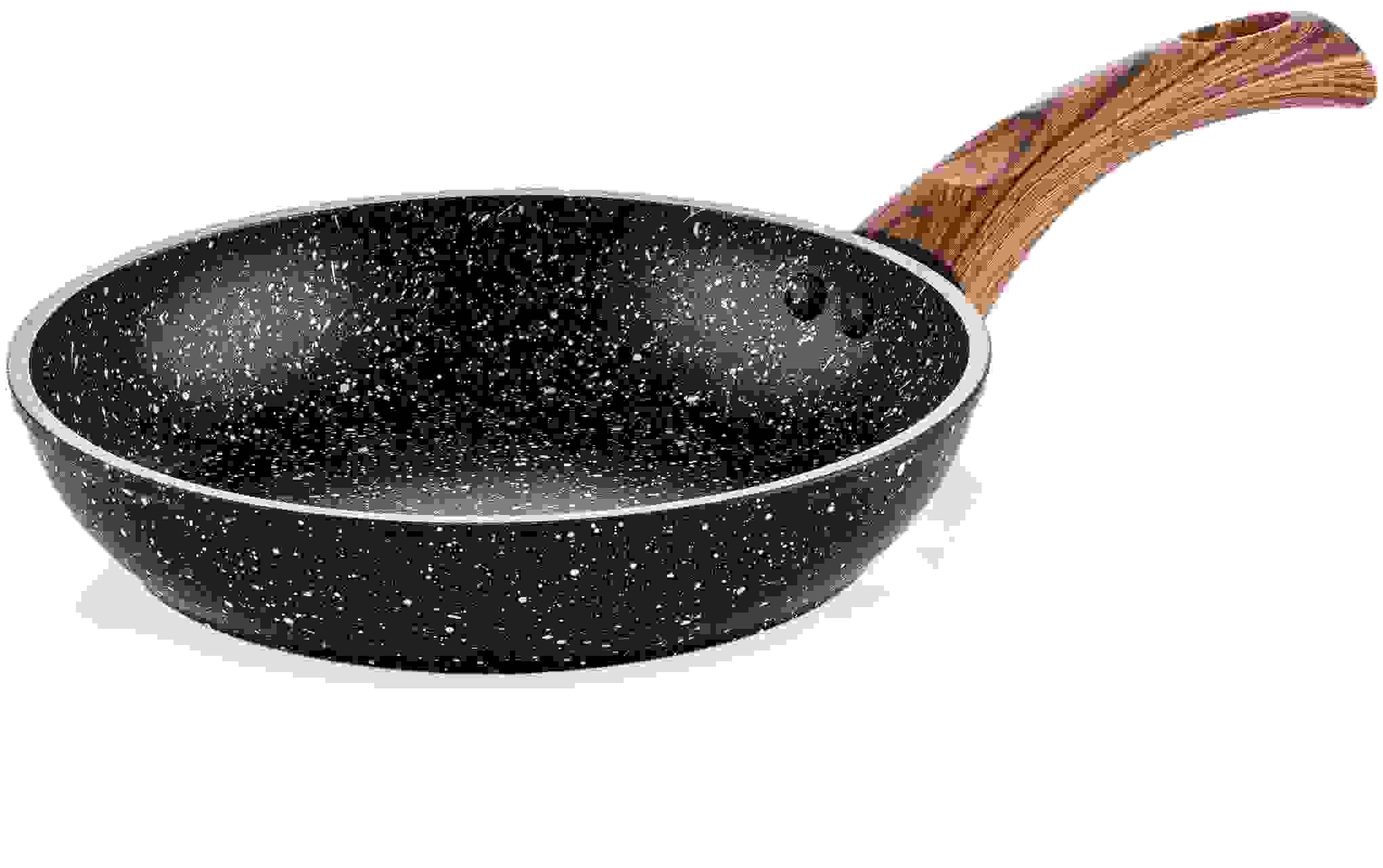 Westinghouse Bratpfanne Ø20 cm Schwarz Marmor Holz