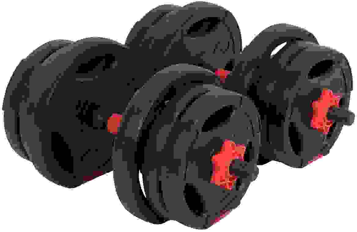 XQ Max 20 kg Kurz- und Langhantel - 3-in-1 - verstellbar