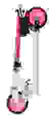 XQ Max faltbarer Scooter mit Fußbremse rosa und weiß