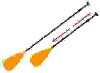XQ Max Special Edition Sup Board Set - 6-teilig - bis zu 150 kg - 320 cm - Aufblasbar - Orange/schwarz