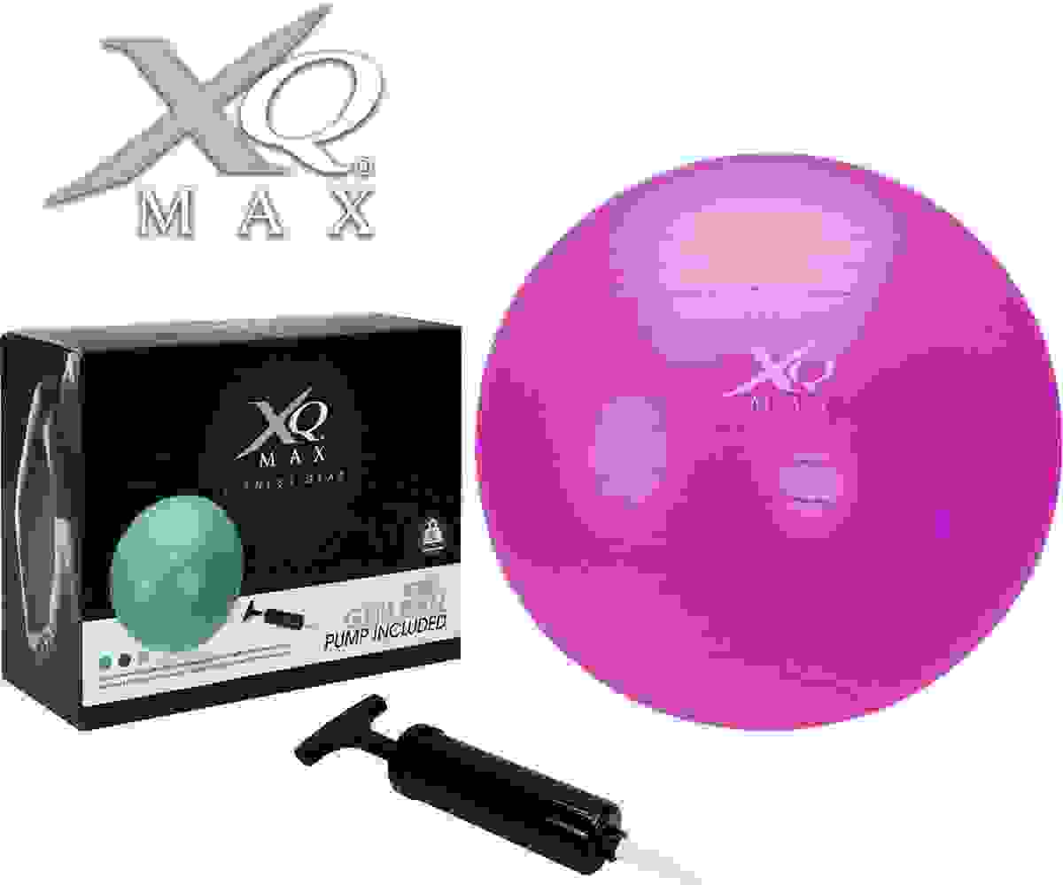 XQ Max Yoga-Ball/Fitness-Ball - Mit Pumpe - 65 cm - Pink