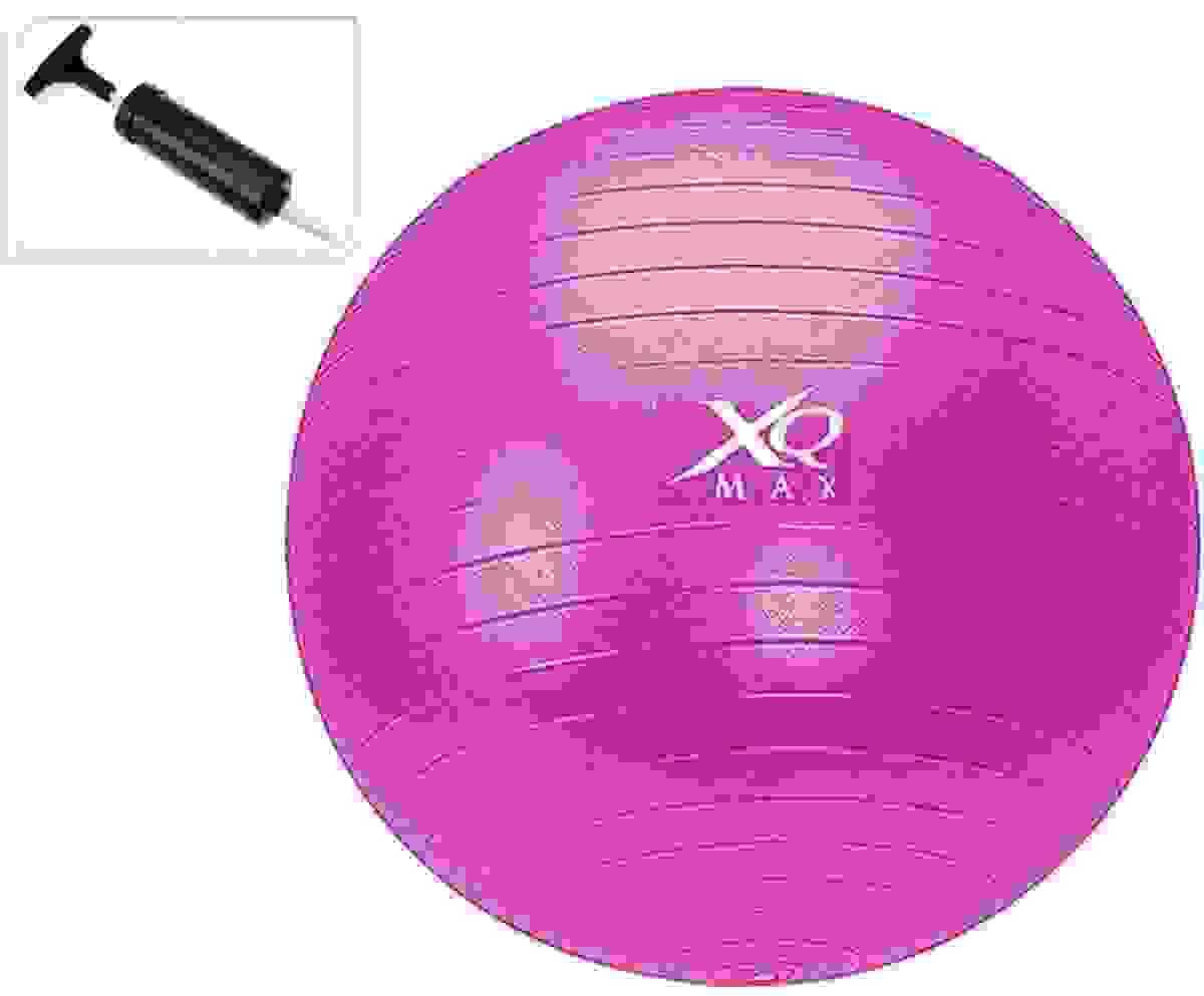 XQ Max Yoga-Ball/Fitness-Ball - Mit Pumpe - 65 cm - Pink
