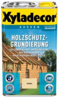 Xyladecor Holzschutz Grundierung Holzschutzmittel 2,5L Wasserbasis