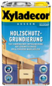 Xyladecor Holzschutz Grundierung Holzschutzmittel 5L Lösemittelhaltig