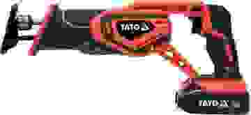 Yato Accu Stichsäge 18V - Max. Ø 8 cm - Inkl. 2Ah Akku & Ladegerät und Sägeblatt