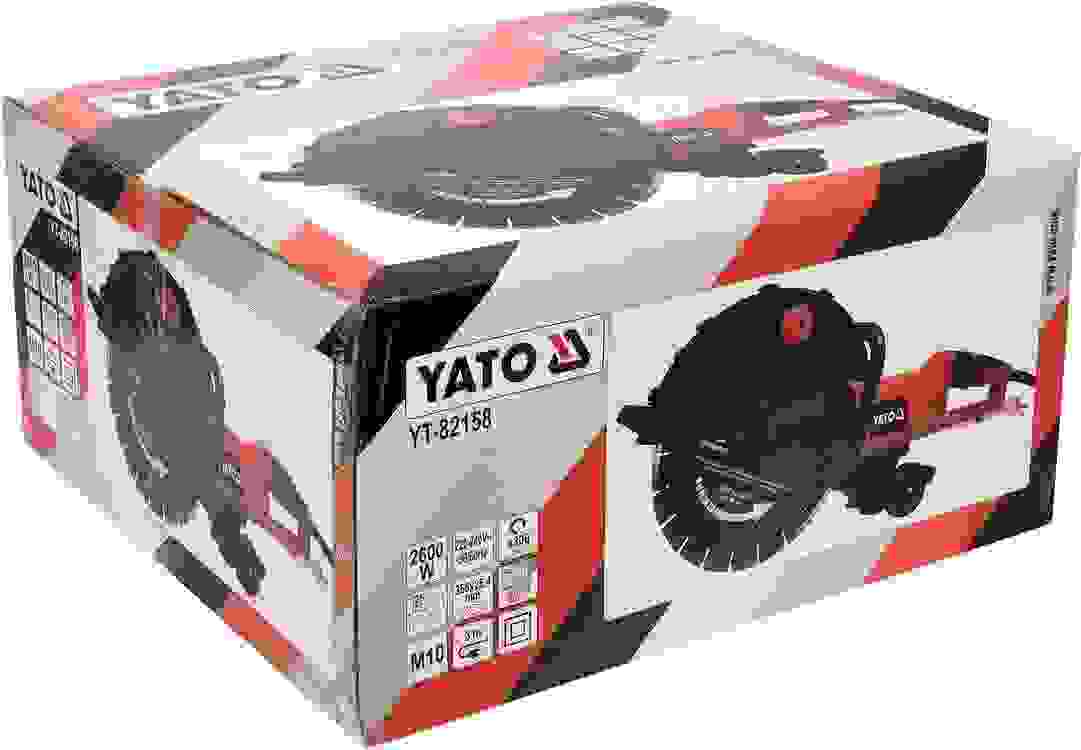 YATO Betonsäge - 2600W - 350 mm mit zusätzlicher Diamanttrennscheibe