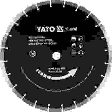 YATO Diamanttrennscheibe - 24T - Durchmesser 350mm - Für alle Betonsägenmarken