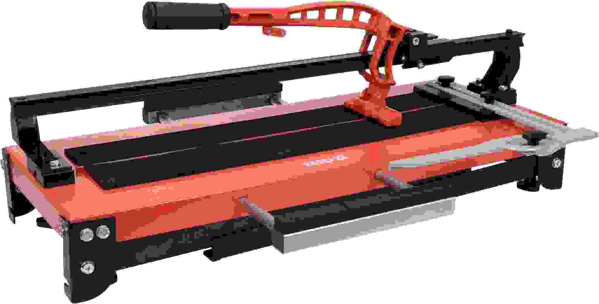 Yato Fliesenschneider auf einem Tisch mit klappbaren Beinen - 60 cm - max. 14 mm Fliesendicke