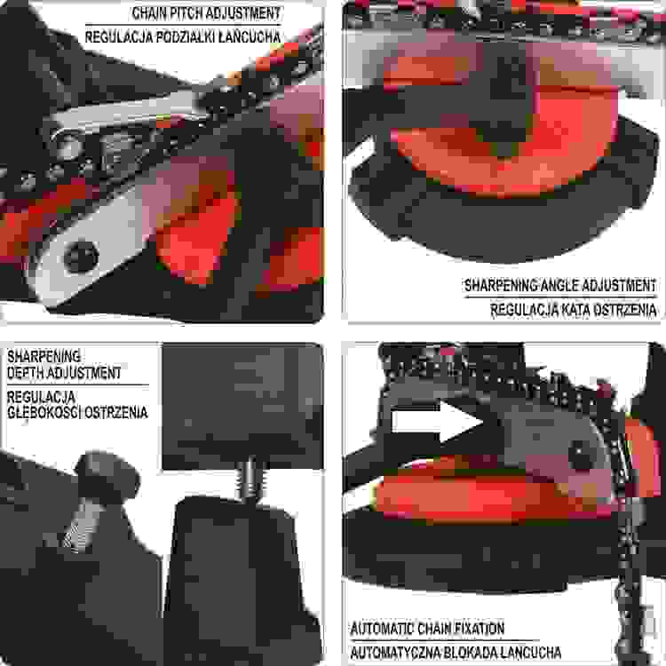 YATO Kettenschleifer - 85W - 5500rpm