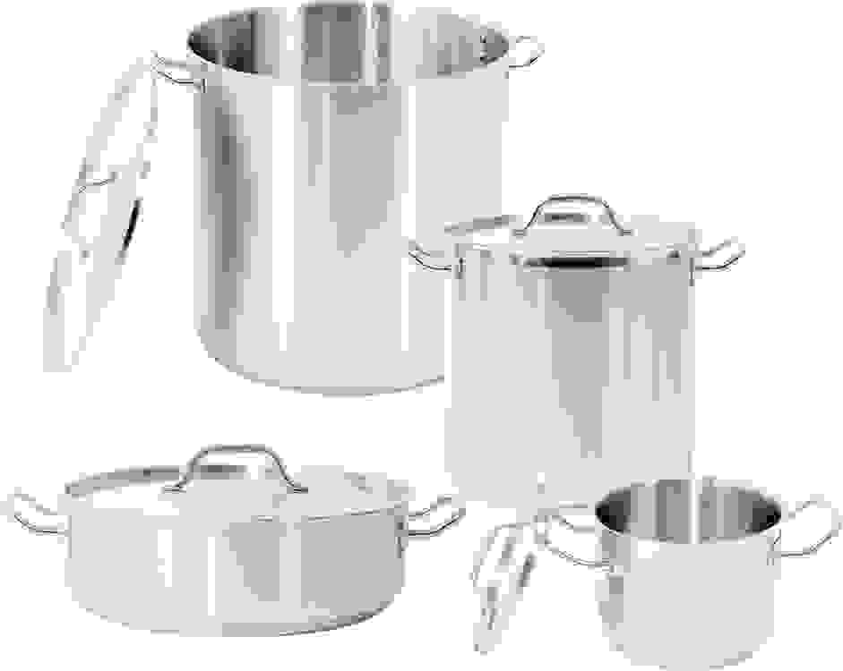 Yato Suppentopf aus Edelstahl - Ø32 x 20 cm - 16.1L - Für jeden Herd