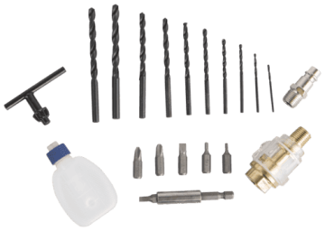 Zubehör-Set Druckluftbohrer scheppach