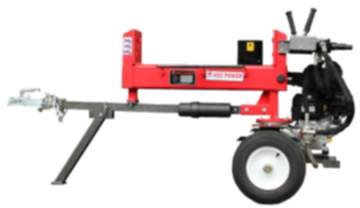 18 t liegend Holzspalter mit Benzinmotor & Doppelspalter