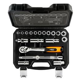 20 tlg. Profi Steckschlüssel-Set CrV 1/2" 25 Jahre Garantie (2,32 € pro 1 Stück)