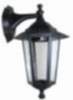 Außenwandlampe Schwarz Rustikal Aluminium IP44 E27