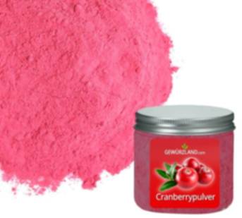 Cranberry Pulver, aus echten Cranberries - Gewürze kaufen