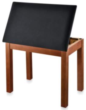 Donner DKB-10 Klavierbank mit Stauraum - Braun