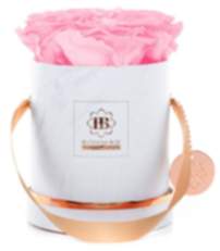Geschenkidee für Oma: Blossom Box - White Marble Rosa