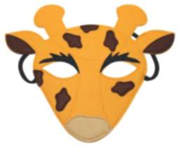 Giraffe Filzmaske