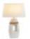 Große Tischlampe mit Schalter Stoff blendarm Ø33cm