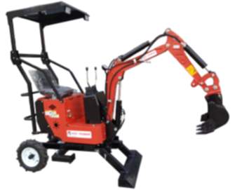 Mini-Schreitbagger/2-Rad-Minibagger mit Briggs&Stratton Benzinmotor (BZR520)