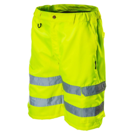 NEO kurze Warnschutzhose, 80% Polyester, 20% Baumwolle gelb XXL/58