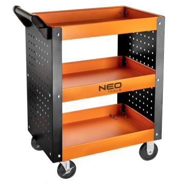 Neo Tools 3 Etagen Werkstattwagen auf Rollen