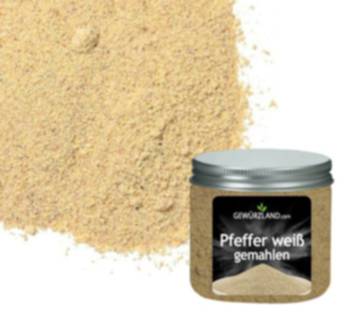 Pfeffer weiß gemahlen - Gewürze kaufen
