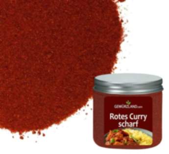 Rotes Curry Scharf
