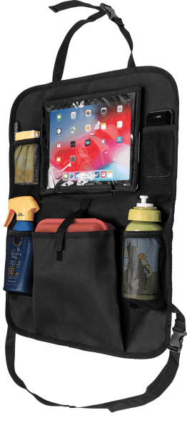 Rückenlehnen-Organizer mit Tablet-Fach