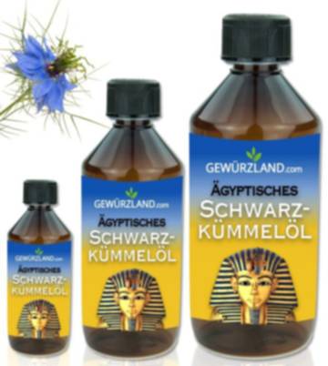 Schwarzkümmelöl, Nigella-Öl, Nigella sativa Sortenrein, nativ - Gewürze kaufen
