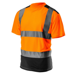 Warnschutz T-Shirt Kurzarm in zwei Farben orange XXL