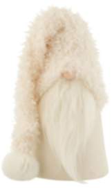 Weihnachtsmann Winter Poly/Textil Weiß