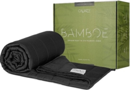 Calmzy Bamboo weighted blanket 7 KG - Beschwerte Decke - 150 x 200 cm - Dunkelgrau