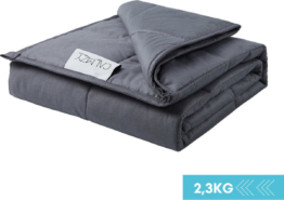Calmzy Kids 2.3 KG - Beschwerungsdecke Kind - Beschwerungsdecke - 90 x 120 cm - Dunkelgrau