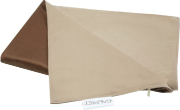 Calmzy Superior Chill - Bettbezug - Deckenbezug - 150 x 200 cm - Luftig - Atmungsaktiv - Chocolate/taupe