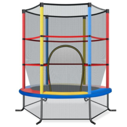Coast Garden Trampolin - Sicherheitsnetz - Kinder ab 3 Jahren - Ø140 cm
