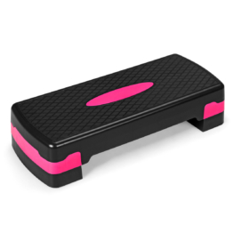 Coast Height -Zusätzliche Aerobic-Stufen Fitness Trainer mit zwei 10 cm und 15 cm Stufen Fitness Trainer Schwarz