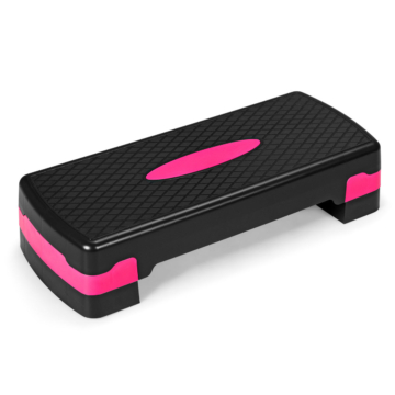 Coast Height -Zusätzliche Aerobic-Stufen Fitness Trainer mit zwei 10 cm und 15 cm Stufen Fitness Trainer Schwarz