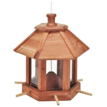 HI Vogelfutterhaus hängend braun
