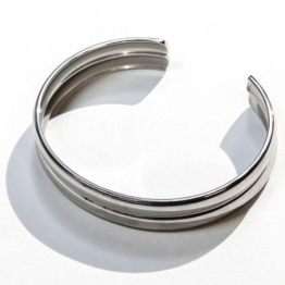 Laura Ferini Damenarmband Strati Silber - Silberarmreif - 18K Weißgold vergoldet - Schmuck - Accessoires - Schmuck - Damenarmband