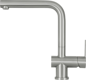 Mizzo Arlori Küchenarmatur - Mischbatterie - Edelstahl - Wassersparend - L-Auslauf