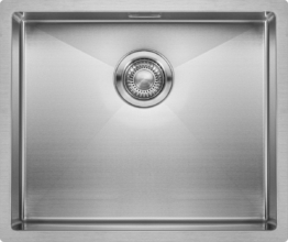 Mizzo Linea Große Spüle 50X40CM - Küchenspüle - Unterbau / Flush-mount / Versenkt - Edelstahlspüle