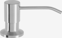 Mizzo Seifenspender 300ML - Seifenpumpe - Vertieftes Küchentablett - Gebogene Mündung - Edelstahl
