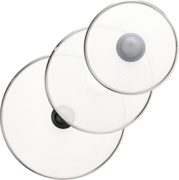 Splash Lids Mesh Kristie's Kitchen - Pfannendeckel aus Edelstahl - 3-teiliges Set 20,25,33CM - spülmaschinengeeignet