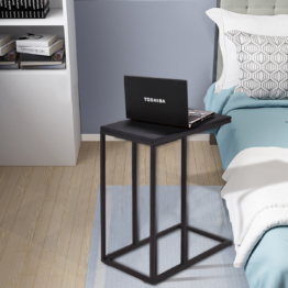 Supplement tabel sofatische salontafel zwart 28 x 48 x 59 cm