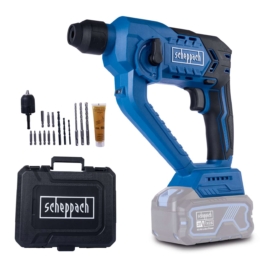 Akku-Bohrhammer C-RHD130-X Scheppach | Schlagkraft 1,3J | Schlagzahl bis 6000bpm | LED-Leuchte