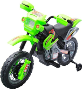 HOMdotCOM Elektrisches Kinderfahrrad Motorrad - grün